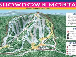 Plan des pistes Showdown