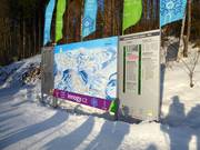 Plan des pistes avec informations d'exploitation actuelles