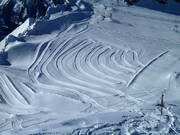 Piste de ski de fond d'altitude au Kitzsteinhorn