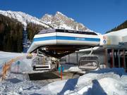 Punta Ces - 4 places | Télésiège rapide (débrayable) avec capots de protection