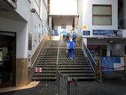 Accès à la télécabine