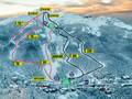 Plan des pistes Cerreto Laghi