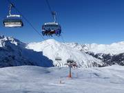 Larges pistes au télésiège Weißspitzbahn