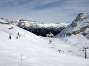 Vue depuis le Sella Brunech vers le Ciampac
