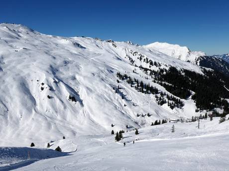 Massif de Silvretta : Taille des domaines skiables – Taille Silvretta Montafon