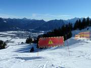 Avertissement dans la station de ski
