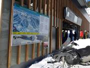 Panneau d'information au télésiège Schrödelsteinbahn