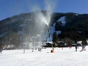 Enneigement par canons à Werfenweng