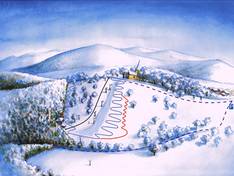 Plan des pistes Svatá Anna