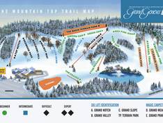Plan des pistes Grand Geneva
