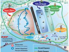 Plan des pistes Wiidoo’Gliss – La Bresse