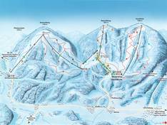 Plan des pistes Hochficht