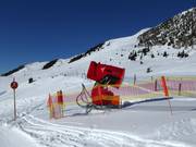 Canon à neige en attente