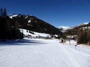 Piste facile Pudra au Plan de Gralba