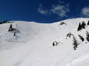 Itinéraire de ski difficile Osthang