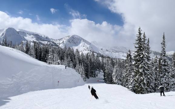 La plus haute gare aval aux alentours de Salt Lake City – domaine skiable Brighton