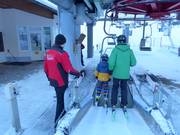 Personnel très serviable au télésiège