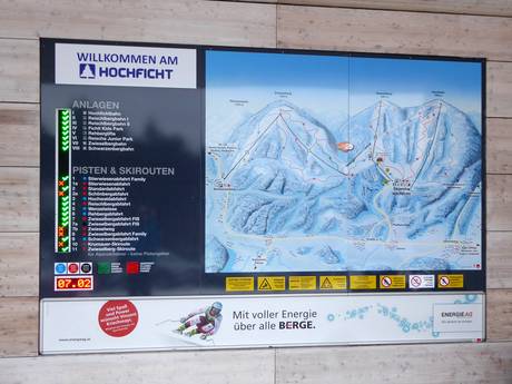 Mühlviertel: indications de directions sur les domaines skiables – Indications de directions Hochficht
