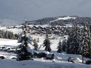 Vue depuis le Club Belambra Les Saisies sur le domaine skiable