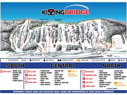 Plan des pistes Kissing Bridge