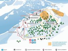 Plan des pistes Alpe Devero – Baceno