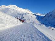 Route de col facile vers Andermatt