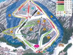 Plan des pistes Sakae Club