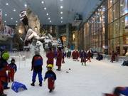 Le snowpark dans la partie inférieure