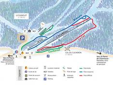 Plan des pistes St. Pierre de Chartreuse – Le Planolet