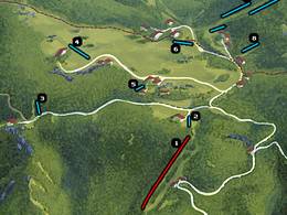 Plan des pistes Uzana (Узана)