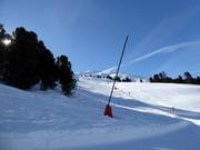 Enneigement par canons à neige dans le domaine skiable de Serfaus-Fiss-Ladis