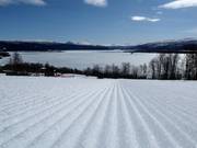 Préparation parfaite des pistes dans le domaine skiable de Tärnaby