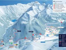 Plan des pistes Pont d'Espagne – Cauterets