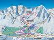 Plan des pistes du domaine skiable Hohsaas – Saas-Grund