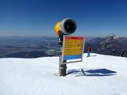 Signalisation des pistes dans le domaine skiable de Krvavec