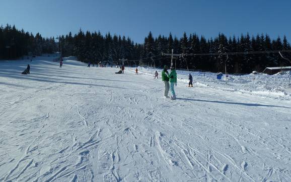 Domaines skiables pour les débutants dans la région d'Ústí nad Labem  – Débutants Keilberg (Klínovec)