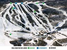 Plan des pistes Table Mountain