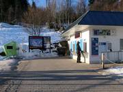 Zone de caisse soignée