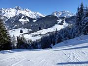 Piste noire au télésiège Natrunbahn