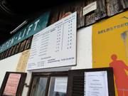 Informations à l’embarquement du télésiège