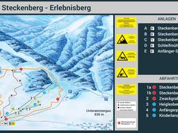 Plan des pistes Steckenberg – Unterammergau
