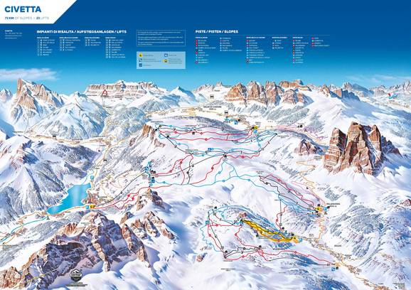 Civetta – Alleghe/Selva di Cadore/Palafavera/Zoldo