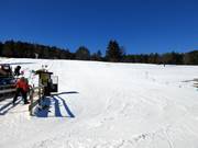 Piste pour débutants au téléski d'entraînement