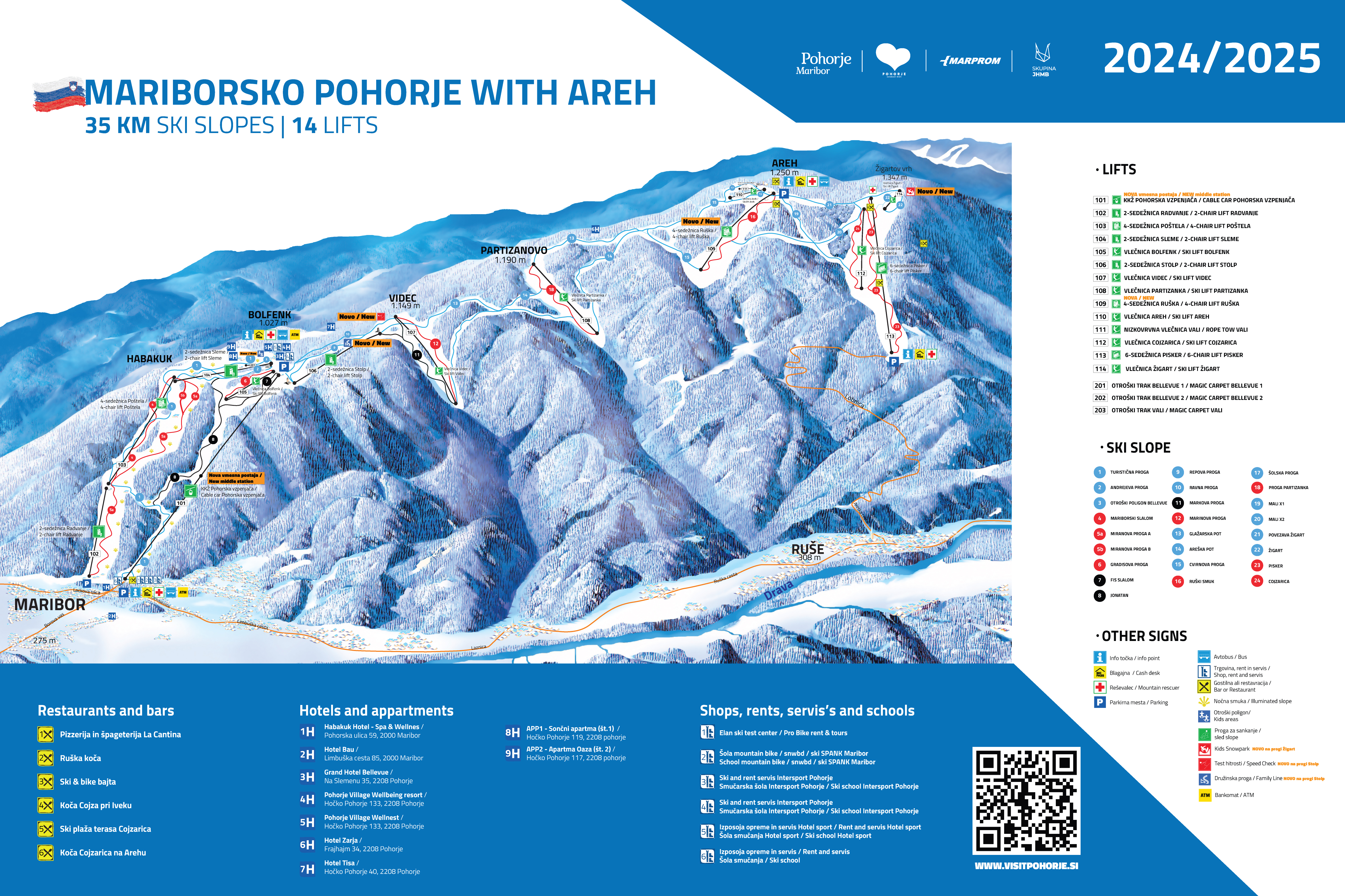 Domaine skiable Mariborsko Pohorje – Maribor