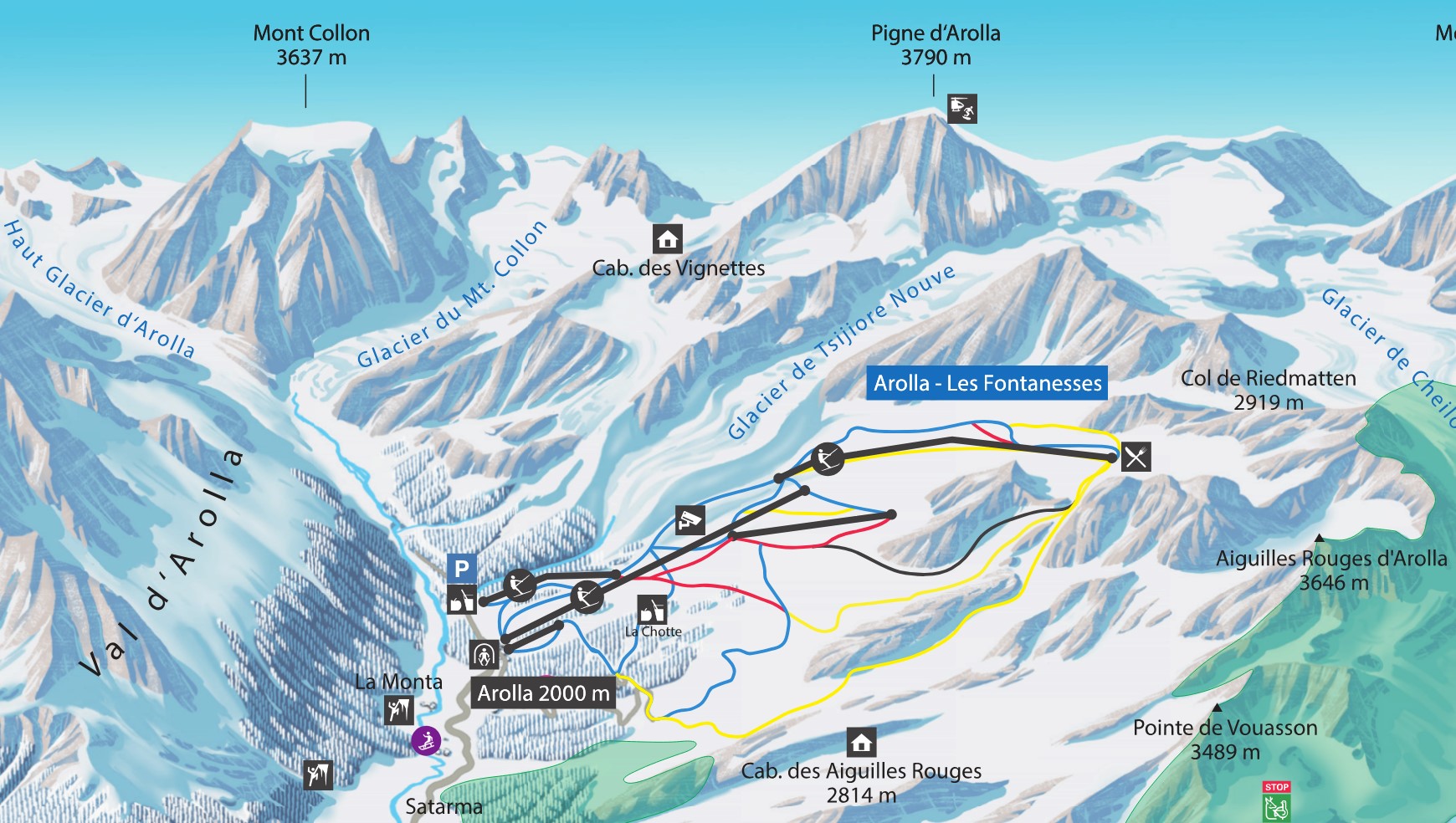 Domaine skiable Arolla