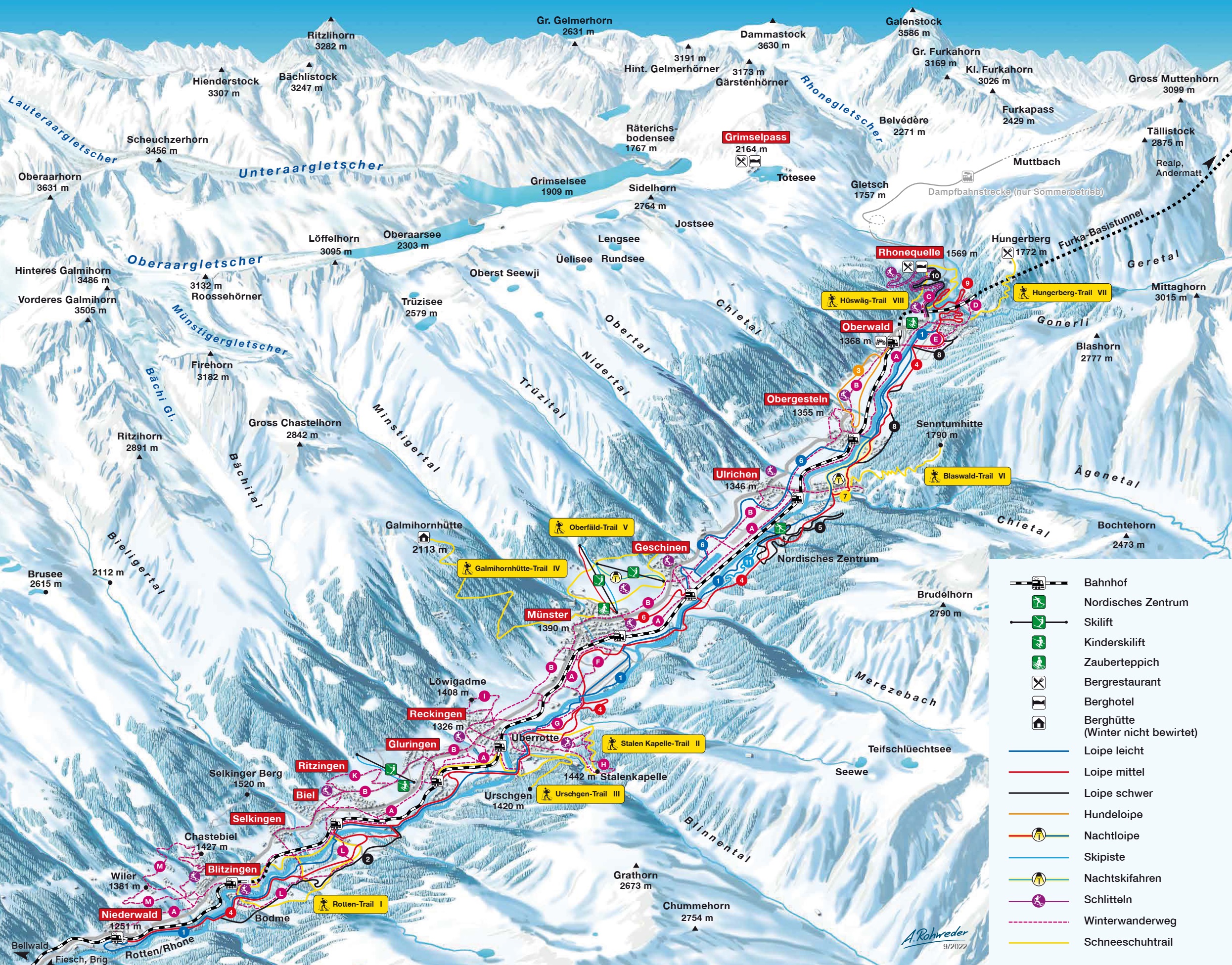 Domaine skiable Reckingen-Gluringen