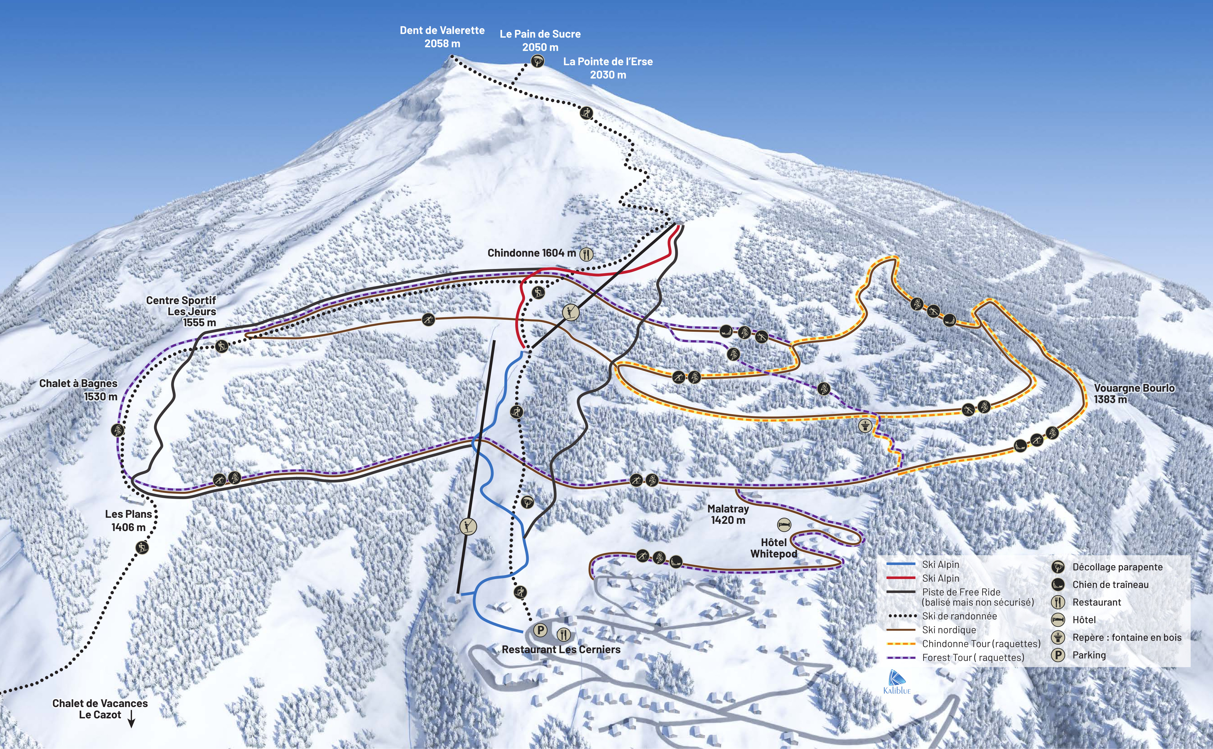 Domaine skiable Télégiettes