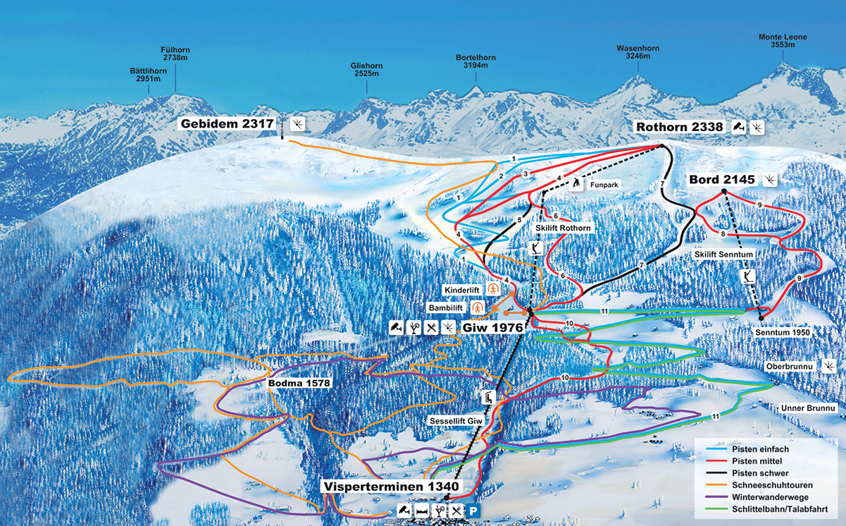 Domaine skiable Giw – Visperterminen