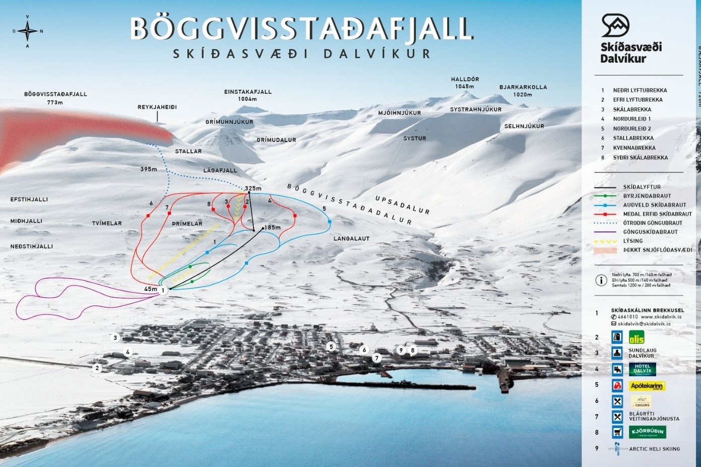 Domaine skiable Dalvík