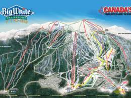 Plan des pistes Big White